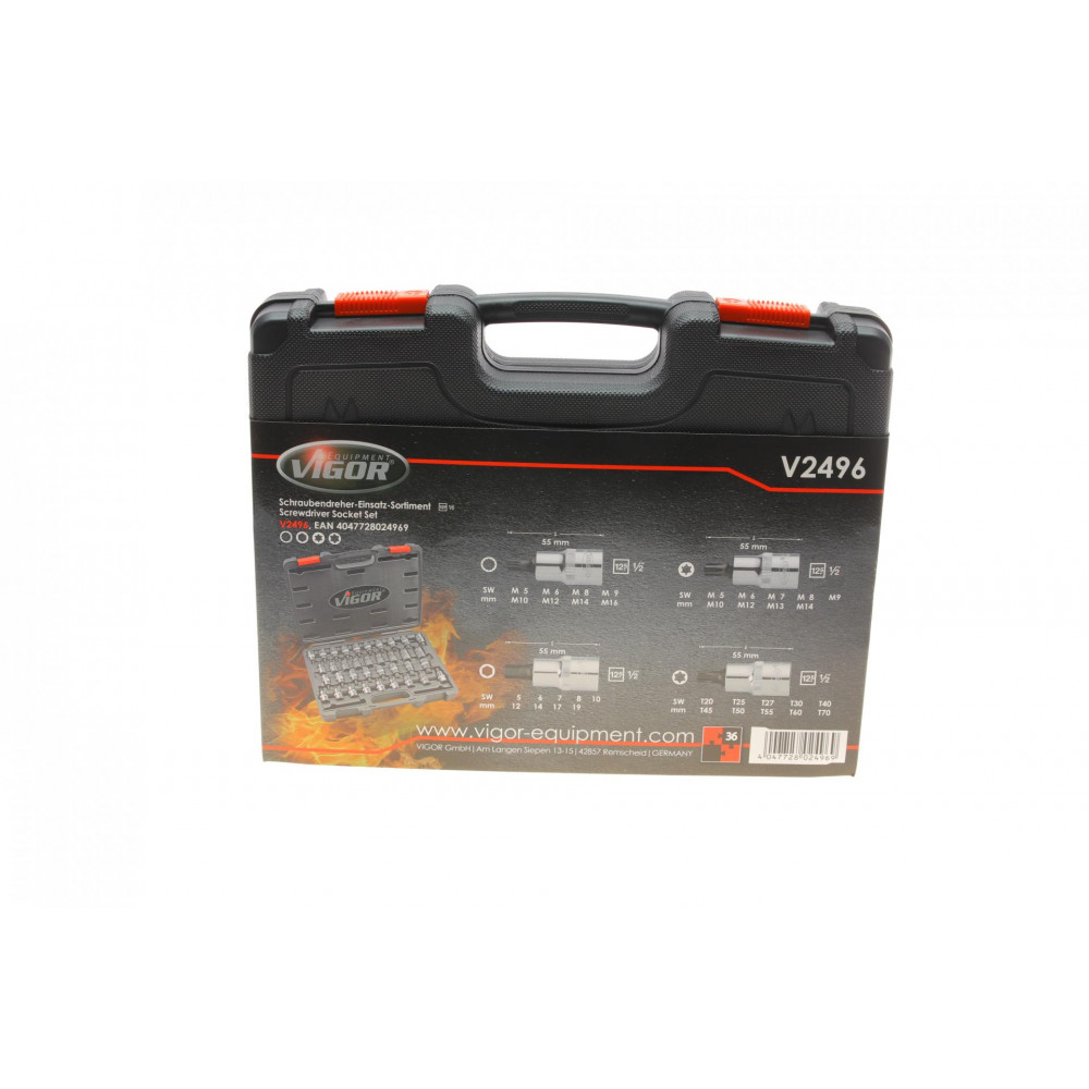 Набір головок Torx (36 предметів) (1/2