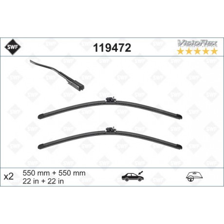 Щітки склоочисника (550/550mm) MB C-class (W205) 13-