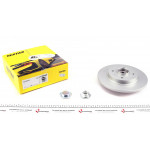 Диск гальмівний (задній) Citroen Berlingo/Peugeot Partner 08- (268х12) (+ABS) (з підшипником) PRO 