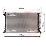 Радіатор охолодження Audi A4/A5/A6/A7/Q5 2.7-4.0 07- 