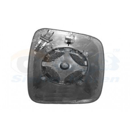 Скло дзеркала (з підігрівом) Fiat Fiorino/Citroen Nemo 1.3D/1.4HDi 08- (R)
