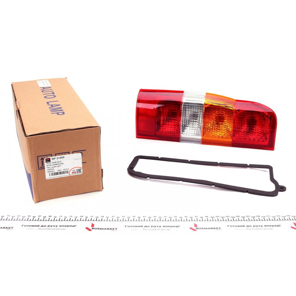 Ліхтар задній Ford Transit 00-06 (L) (P21/5W/P21W) (з платою)
