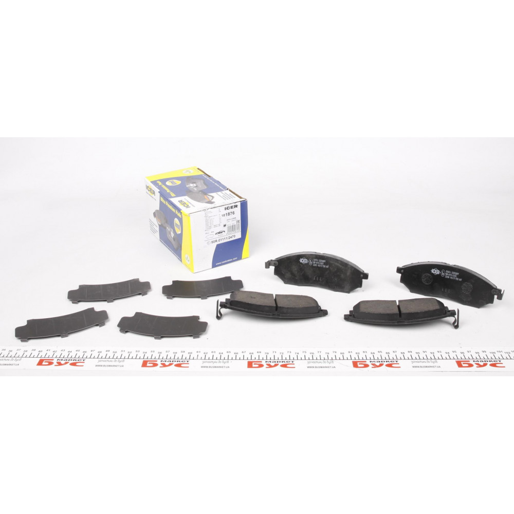 Колодки гальмівні (передні) Renault Koleos 08-/Nissan Qashqai 07-13/Pathfinder/NP300/Murano 05-