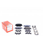 Колодки гальмівні (задні) Kia Ceed/Rio III/Hyundai Accent/Tucson/i20/i30/i40 10-(Akebono)(з аксес) 