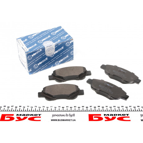 Колодки гальмівні (передні) Citroen С1/Peugeot 107/Toyota Aygo 05- (Bosch)