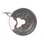 Захист диска гальмівного (заднього) (R) Skoda Octavia/VW Golf 04- 