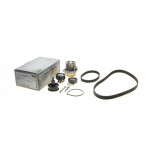 Комплект ГРМ + помпа VW Golf/Caddy III 1.4i 06-10/Skoda Octavia 04-13 (130x20/58x17) 