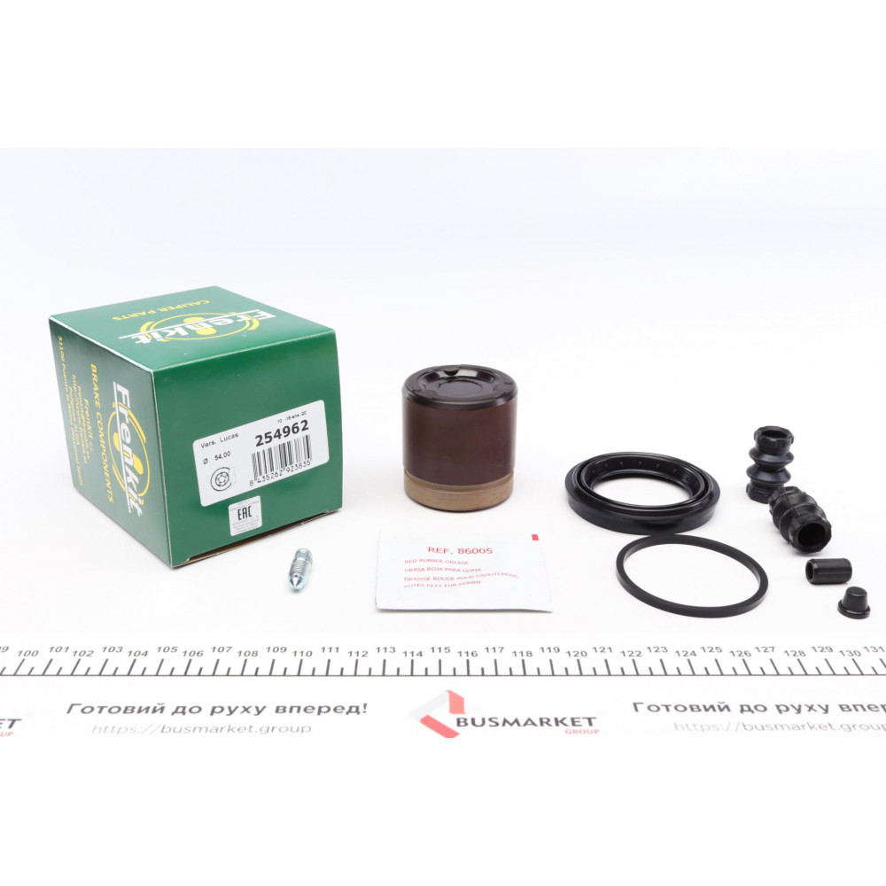 Ремкомплект супорта (переднього) Opel Combo 01- (d=54mm) (+поршень) (Lucas)