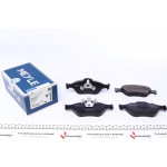 Колодки гальмівні (передні) Ford Fiesta 95-10/Fusion/Ka 02-12/Puma/Mazda 121 96-03/Mazda 2 03-07 