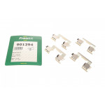 Планка супорта (переднього) прижимна (к-кт) Toyota Corolla 01-07 (Akebono) 