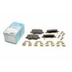 Колодки гальмівні (задні) Opel Combo 01- (з комплектом планок опори прижимних) 