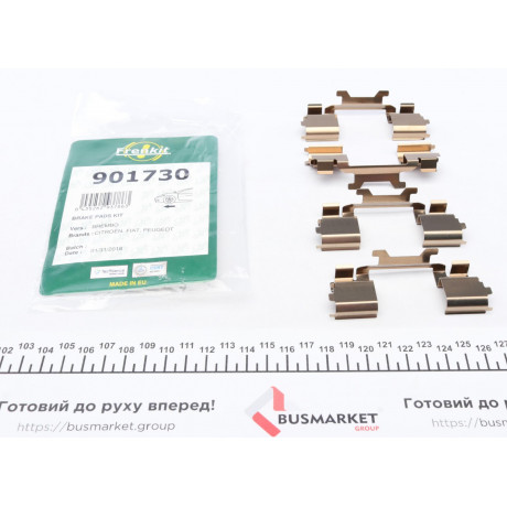 Планка супорта (переднього) прижимна (к-кт) Citroen Jumper/Fiat Ducato 06- (Brembo)