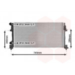 Радіатор охолодження VW Golf VII/Skoda Octavia 12- 