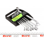 Набір ключів колінчатих 12-гранних (7 шт) (6x7-18x19mm) 