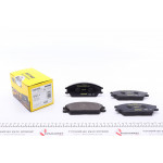 Колодки гальмівні (передні) Hyundai Getz 02-10 (Akebono) 