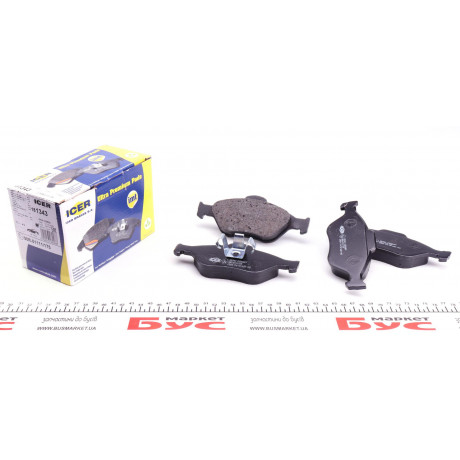 Колодки гальмівні (передні) Ford Fiesta 95-10/Fusion/Ka 02-12/Puma/Mazda 121 96-03/Mazda 2 03-07
