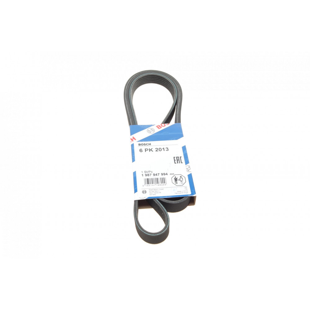 Ремінь генератора Mazda 3 1.3/1.6 03-09 (6PK2013)