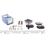 Колодки гальмівні (задні) VW T4 98-00- R16 (з датчиками) 