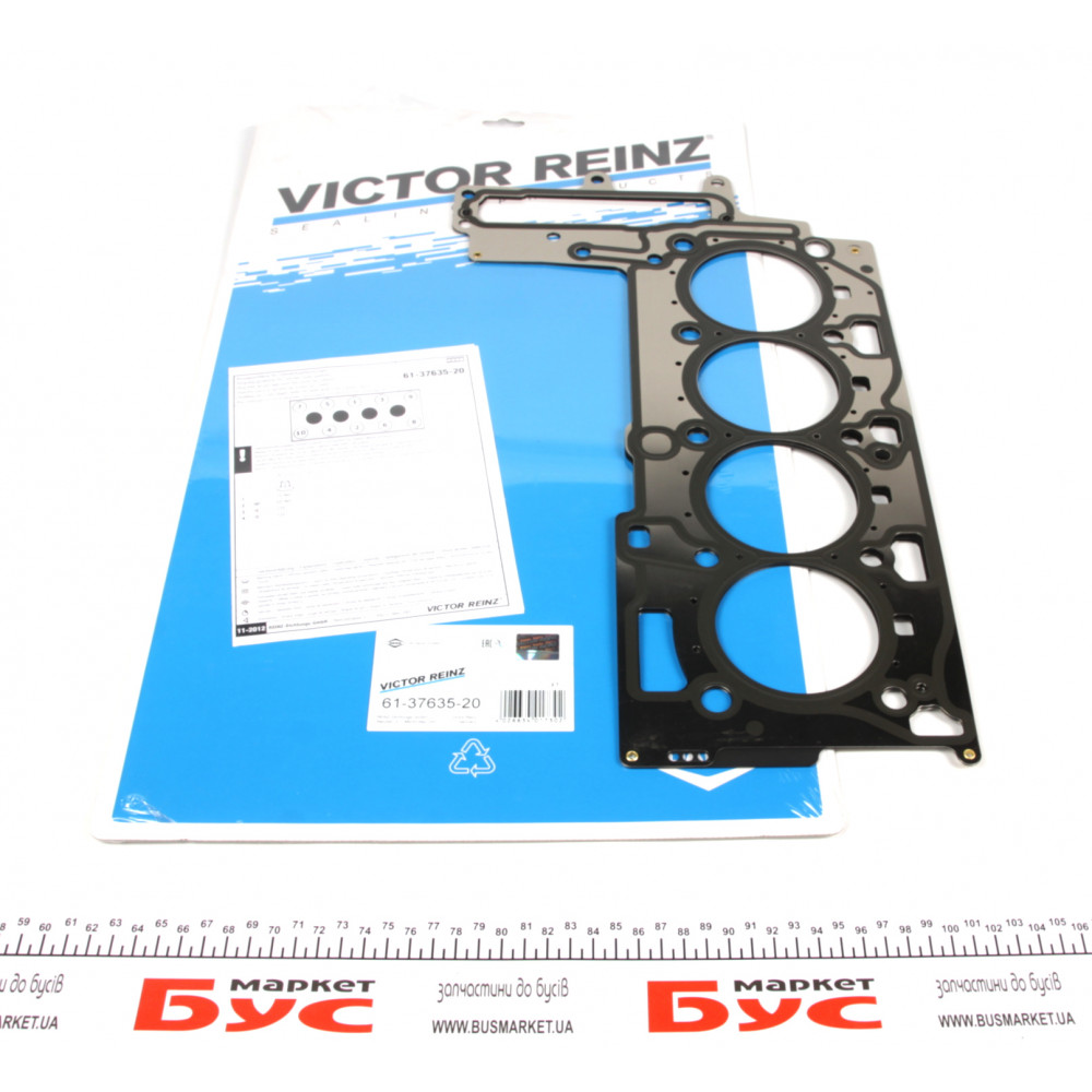 Прокладка ГБЦ BMW 520d/530d 05-, 1.65mm, (3 метки), N47 D20
