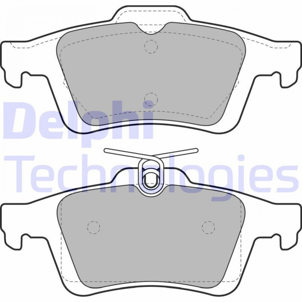 Колодки гальмівні (задні) Ford Connect/Focus II 02- (Continental)