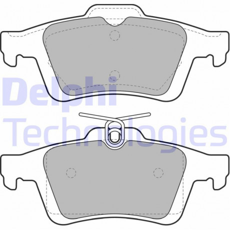 Колодки гальмівні (задні) Ford Connect/Focus II 02- (Continental)