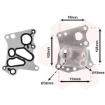 Радіатор масляний MB E-class (W212) 09- (теплообмінник) 