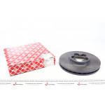 Диск гальмівний (передній) Ford Transit 13- (RWD) (308х33) 