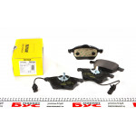 Колодки гальмівні (передні) Audi A4/A6/Skoda Superb/VW Passat 1.9TDI/2.5TDI 96- Q+ (з датчиками) 