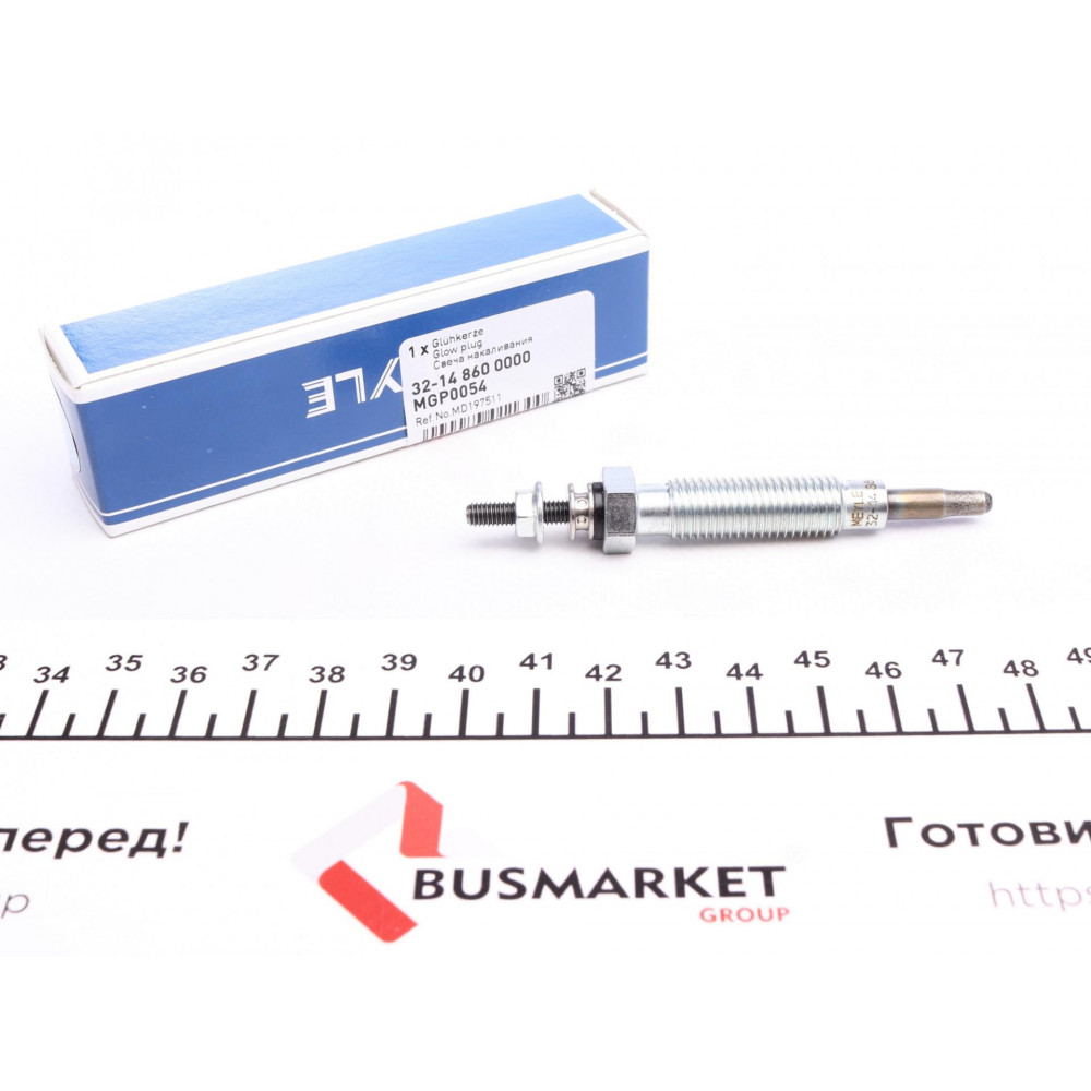Свічка розжарювання Hyundai H1/Kia Pregio/Mitsubishi Galan/Lancer/L 200/300/400/Pajero II-III 2.0D/2.5D 86-