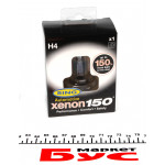 Автолампа H4 12V 60/55W P43t Xenon+150% 3700K (блістер/1шт.) 