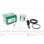 Ремкомплект супорта (переднього) Nissan Juke 10- (d=57mm) (+поршень) (Nissin) 