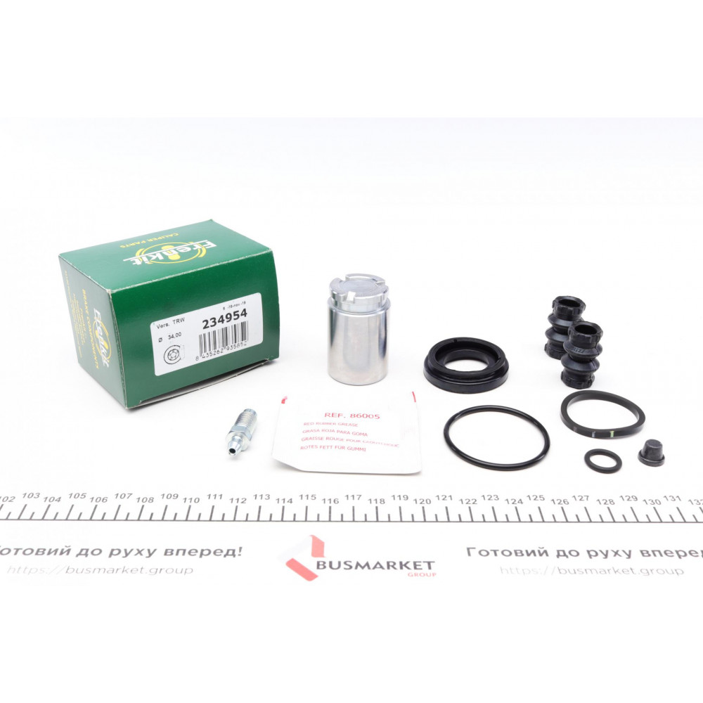 Ремкомплект супорта (заднього) Renault Megane/Scenic 08- (d=34mm) (TRW) (+поршень)