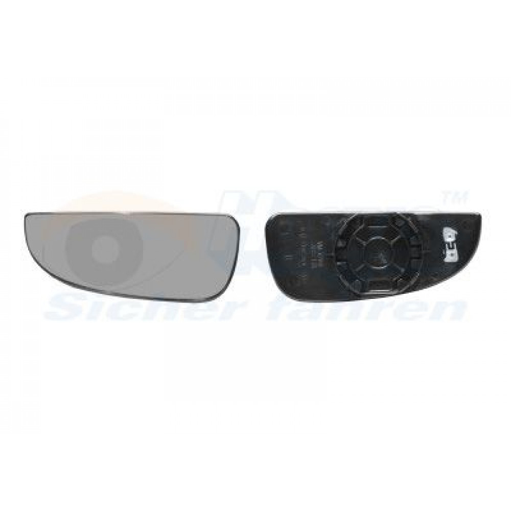 Скло дзеркала (з підігрівом) Citroen Jumper/Fiat Ducato/Peugeot Boxer 06- (L) (нижнє)