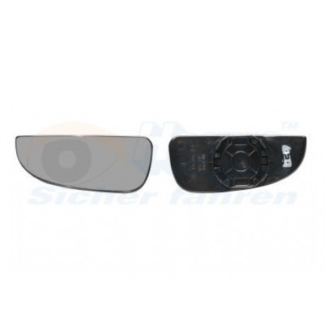 Скло дзеркала (з підігрівом) Citroen Jumper/Fiat Ducato/Peugeot Boxer 06- (L) (нижнє)