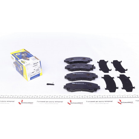 Колодки гальмівні (передні) Nissan Rogue 07-13/X-Trail/Infiniti Q50/Q60/QX50 13-/Renault Koleos 16-