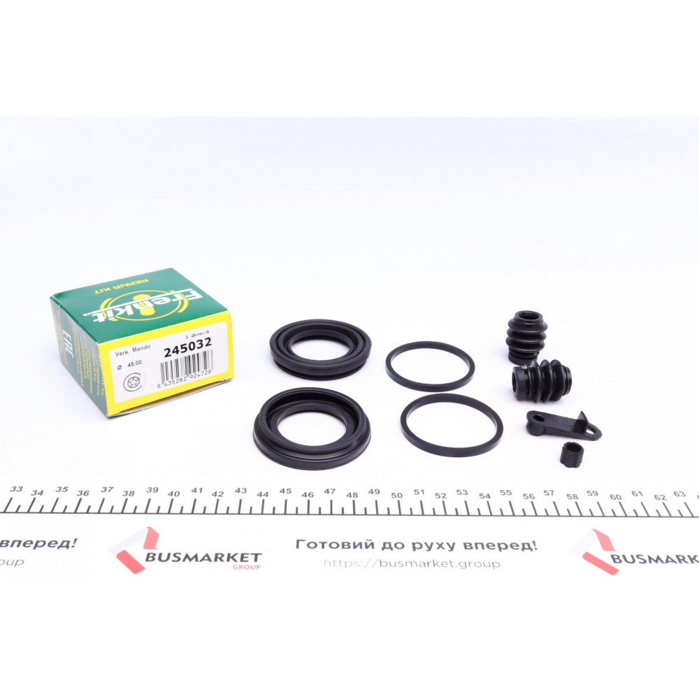 Ремкомплект супорта (переднього) Hyundai Santa Fe/Kia Sorento 06- (d=45mm) (Mando)