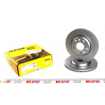 Диск гальмівний (передній) Renault Megane 08- (280x24) PRO+ 