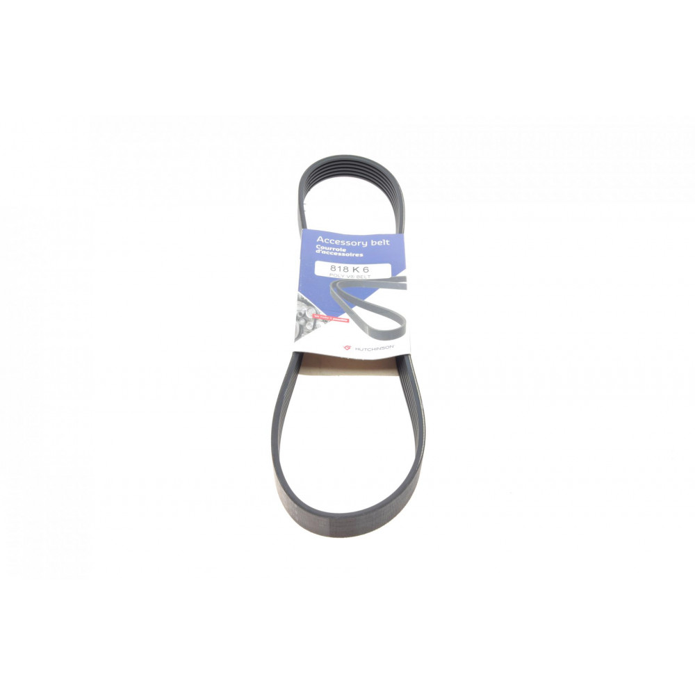Ремінь генератора VW Polo/Skoda Fabia 1.4/1.9TDI 05-/Nissan Almera/Primera 1.5-1.8 00-08 (6PK818)