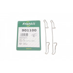 Планка супорта (переднього) прижимна (к-кт) Daewoo Nexia/Lanos 95- (Ate) 