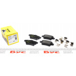 Колодки гальмівні (задні) Citroen C4 06- (Bosch) Q+ 