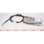 Трос ручника Opel Astra G 98- (1593/1400mm) (к-кт) 