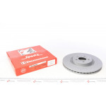 Диск гальмівний (передній) Audi A4/A6 07- (345х30) (з покриттям) (з отвором) (вент.) 