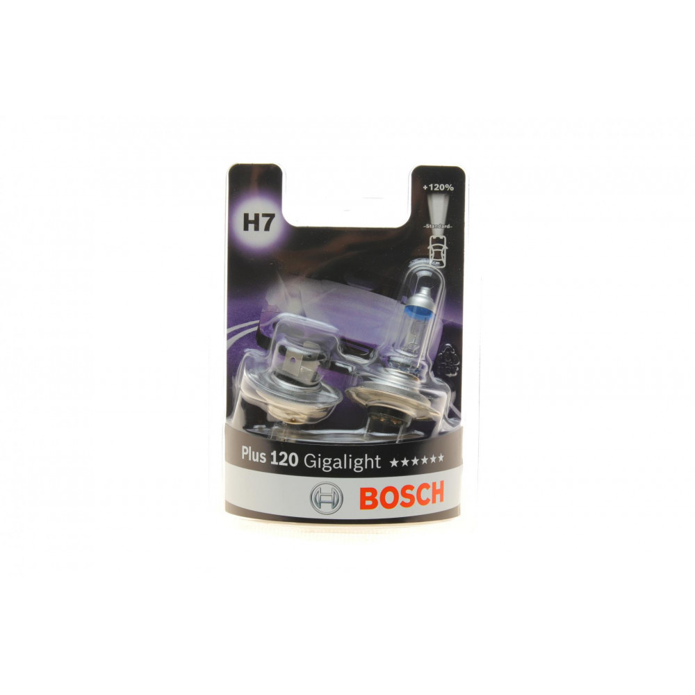 Автолампа H7 12V 55W PX26d Gigalight +120%
