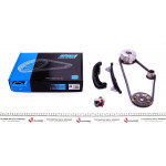 Комплект ланцюга ГРМ Citroen C1/Peugeot 107 1.0i 05- (ланцюг, шестерня, фазорегулятор) 