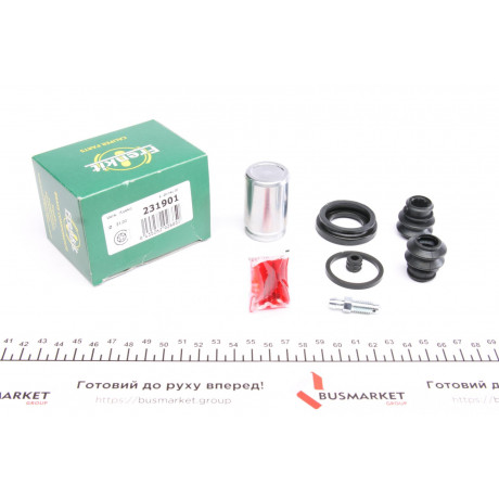Ремкомплект супорта (заднього) Hyundai Accent/KIA Rio 05-11 (d=30.9mm) (+поршень) (Kask)
