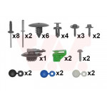 Ремкомплект бампера (переднього) Renault Scenic II 03-09 