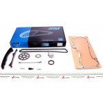 Комплект ланцюга ГРМ Fiat Doblo 1.3JTD 04- (ланцюг, башмак, натяжник,зірочки, прокладка) 