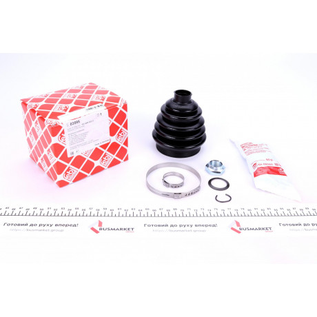 Пильник ШРКШ (зовнішній) VW Caddy I/II -00/ Golf III/ IV -06 (26x78x109) + змазка + хомути + гайка