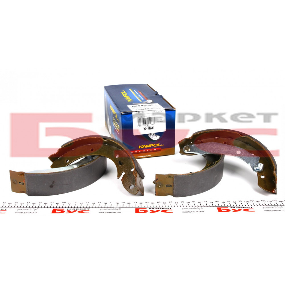 Колодки гальмівні (задні) Citroen Berlingo/Peugeot Partner 96- (барабанні) (228.6x41.5)