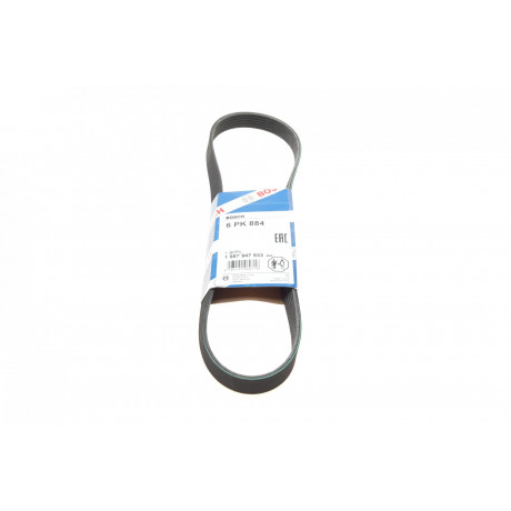 Ремінь генератора Toyota Auris/Yaris 1.33VVTi 08-12/Nissan Micra 1.0/1.3 92-00 (6PK884)